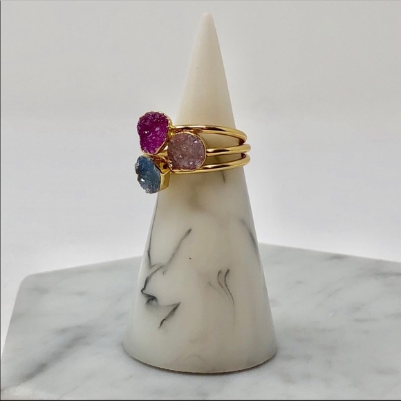 Jewelry - Raw Druzy Crystal Ring